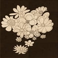 thumbnail image 1 of Ahgly Company Machine Washable Indoor Square Transitional Light Copper Gold Area Rugs, 7' Square, 1 of 7