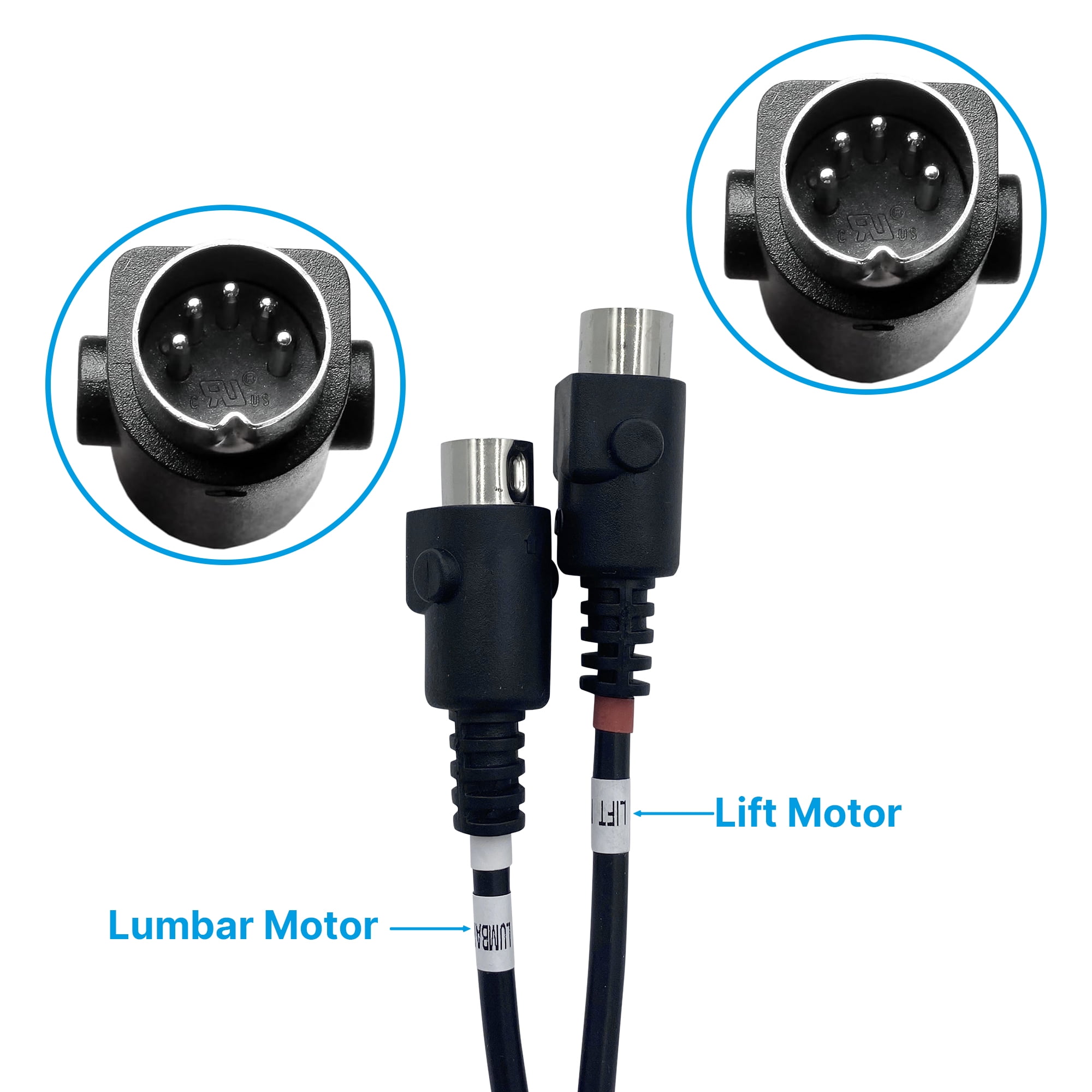 Kaidi 5 Pin Hand Control Remote KDH129B-002 Replacement for Lift Chairs Power Recliner for Franklin