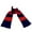 Navy/ Red, variant on Knit Winter Rugby Striped Scarf for Men & Women - Stay Warm & Stylish (Orange/ Black) -1 Pack