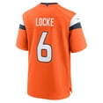 thumbnail image 3 of Men's Nike P.J. Locke  Orange Denver Broncos Team Game Jersey, 3 of 6