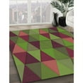 thumbnail image 2 of Ahgly Company Indoor Rectangle Patterned Brown Red Area Rugs, 2' x 5', 2 of 6