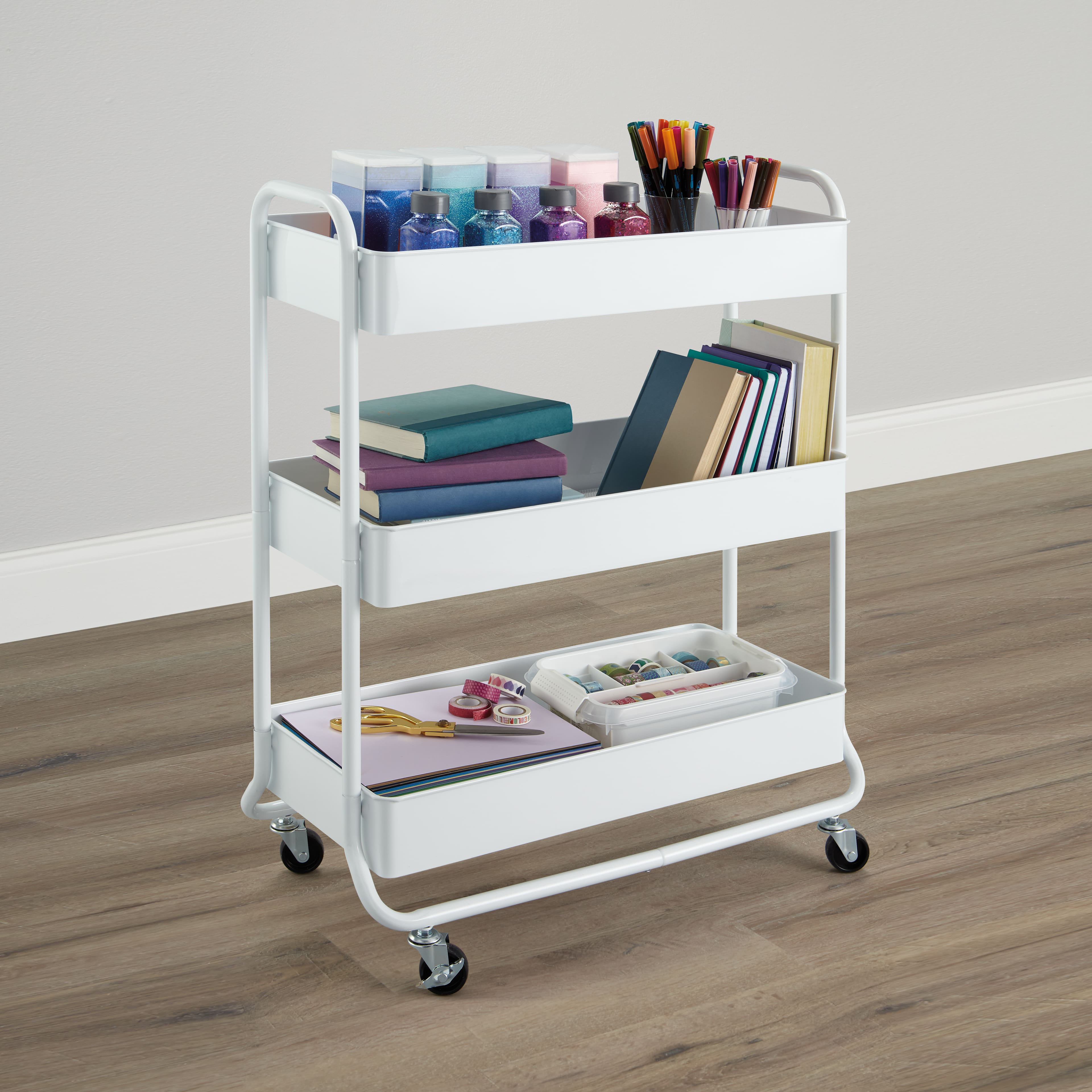 MICHAELS Hudson Rolling Cart by Simply Tidy™ - 3