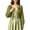 Green, variant on Arlun 3D Cherry Cropped Cardigan Sweater for Women Classic Crew Neck Open Front Long Sleeve Chunky Cardigans Cute Trendy Fall Winter Button down Short Outerwear