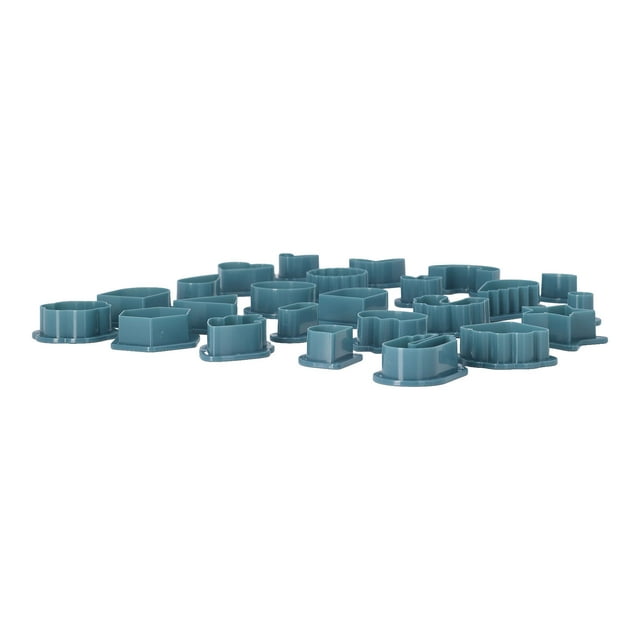 Clay Earring Cutters,142 Pcs Dark Blue Clay Earring Making Kit Clay Cutters Precision Engineered