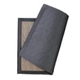 thumbnail image 4 of Tapete para Entrada de PVC y Alfombra de Uso Rudo para Interior y Exterior con Leyenda Bienvenido Du Vló Tapete Felpudo Beige, 4 of 4