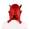 thumbnail image 4 of Máscara de látex de terror del rey de las mentiras del diablo malvado para adultos, accesorios para disfraces de Halloween, accesorios para disfraces de demonio, 4 of 5