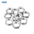 thumbnail image 3 of Uxcell M14x1.5 Steel Hex Nuts Zinc Plated Hardware Nuts Screw Bolt Fasteners 7mm Height 10 Pack, 3 of 4