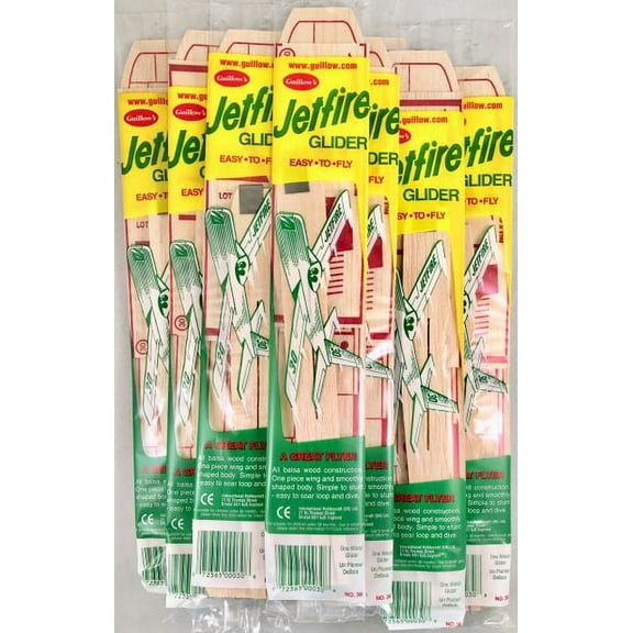 Group of Twelve Guillow's Balsa Wood Flying Toy Airplanes GUI-30-12