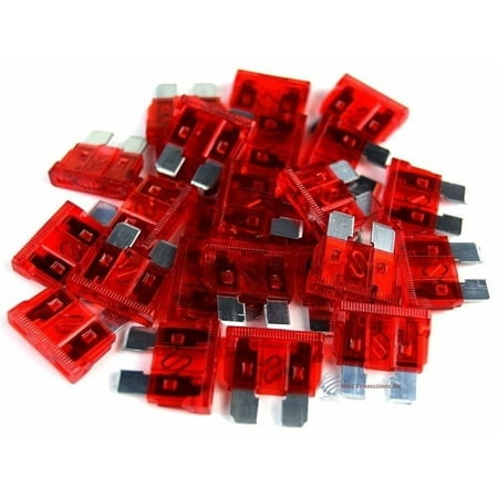 10 Amp 100 Pieces ATC Fuses / Blade Fuses / ATO Fuses / Automotive (Best String For Wilson Blade 98 16x19)