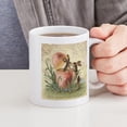 thumbnail image 4 of CafePress - Vintage French Easter Bunnies In Egg Mugs - 11 oz Ceramic Mug - Novelty Coffee Tea Cup, 4 of 4