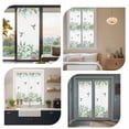 thumbnail image 7 of Leaf Bird Window Privacy Film, Sage Greeen Botanical Watercolor Animals Static Cling UV Sun Blocking Heat Control Window Tint Day and Night, Non-Adhesive One Way Windows Privacy Cover 17.7''x78.7'', 7 of 7
