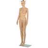 Glamorous Beautiful Female Full Body Plastic Realistic Mannequin Torso Dress Form Display Flesh Tone