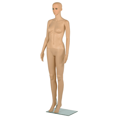 Glamorous Beautiful Female Full Body Plastic Realistic Mannequin Torso Dress Form Display Flesh
