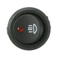 thumbnail image 4 of 23Mm On Off Rocker Switch Round 12V Red Led Fog Light Lamp Symbol Car Van Truck, 4 of 7