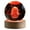 B, variant on Halloween Haunted Castle Carved Glass Night Light, Luminous Glowing Crystal Ball With Pumpkin Decor, Spooky LED Ornament For Shelf Table, Pumpkin Style