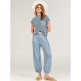thumbnail image 2 of Trajes de dos piezas para mujer Conjuntos de suéteres Jersey de punto Tops y pantalones de cintura alta Conjuntos de chándal LoungeSkyLarge esquí esquí Gafas de esquí, 2 of 5