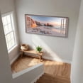 thumbnail image 7 of Beach Window Canvas Wall Art - Large Coastal Picture Landscape Canvas Prints Tropical Sea Paintings, Horizontal Summer Seascape Artwork for Living Room Bedroom, 7 of 7
