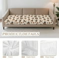 thumbnail image 5 of TSOVTHRID Dachshund Dog Paw Book Print Soft Couch Cover for 3 Cushion Sofa Stretch Washable Pet Couch Seat Covers Non Slip Cushion Covers for Couches Sofas with Elastic Band, 24x24 Inch, 5 of 7