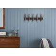 thumbnail image 3 of DRAKESTONE Mid-Century Coat Rack w/ 5 Wooden Hooks - Black, 3 of 6