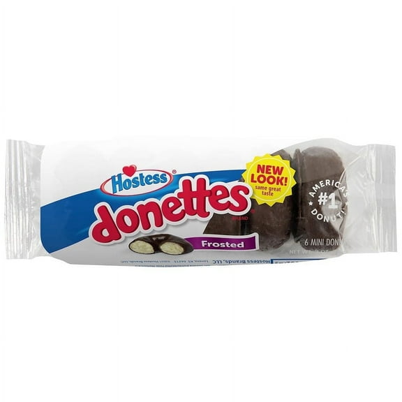 Hostess Donettes Chocolate Frosted 3.0 oz Pack of 2