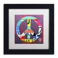 thumbnail image 2 of Trademark Fine Art 'Peace' Canvas Art by Design Turnpike, White Matte, Black Frame, 2 of 5