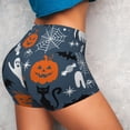 thumbnail image 4 of Sikiie Halloween Workout Shorts Women Scrunch Butt Gym Shorts Seamless High Waist Tummy Control Yoga Biker Athletic Shorts-Medium, 4 of 8