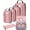 Pink, variant on BAGSMART Compression Packing Cubes, 6 PCS Packing Cubes for Suitcases, Travel Bags Organizer for Luggage, Lightweight Packing Cube for Travel Essentials, Black