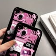thumbnail image 4 of BO0257PINK-Black Angel Eye Frosted TPU Painting-None, 4 of 5