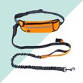 thumbnail image 4 of Laisse pour Chien Mains Libres pour Course Marche Randonnée avec Poche de Taille Réglable (Orange), 4 of 5