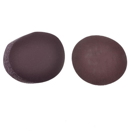 Unique Bargains 5 Maroon Sandpapers Abrasive Sanding Discs 180 Grit 10 Pcs