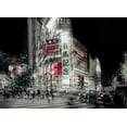 thumbnail image 2 of Chiriaco, Carmine 32x24 Black Ornate Wood Framed with Double Matting Museum Art Print Titled - Street Life In Tokyo, 2 of 4