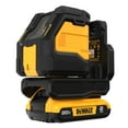 thumbnail image 1 of Kit de nivelación láser DEWALT 20V MAX Cross Line Green DCLE34021D1, 1 of 6