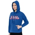 thumbnail image 2 of Ladies NFL Buffalo Bills Jumpsky Fleece Long Sleeve Hooded Top, 2 of 3