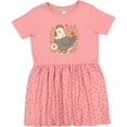 thumbnail image 3 of Inktastic Chicken Flowered Cottagecore Girls Toddler Dress, 3 of 5