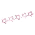 thumbnail image 2 of 100 clips de papel en forma de estrella, proceso de chapado rosa, clips de papel metálicos a prueba de herrumbre para oficina y escuela, 2 of 5