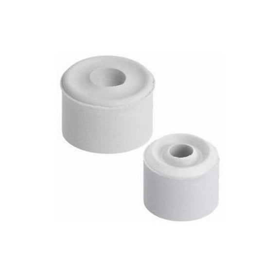 Small White Rubber Door Stops 25mm / 1''
