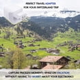 thumbnail image 3 of Ceptics Canada to Switzerland Travel Adapter (Type J) - Dual USB - Charge your Cell Phone, Laptops, Tablets - Grounded, 3 of 5