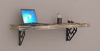 MCC Wall Mounted Desk Bar Table for Small Spaces Kitchen Counter, Laundry Shelf, Computer Workbench for Wall, Dining Tables and Free Spirit Level Gift