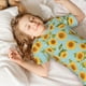 thumbnail image 5 of Balery White Polka Dot Sunflower A Conjunto de Pijama Infantil de Manga Corta con Estampado – Ropa de Dormir de Algodón Suave-4X-Large, 5 of 6