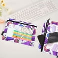thumbnail image 4 of Football Basketball Shoes 2 Pack Pencil Pouch for 3 Ring Binder Smooth Zipper Folders with Pockets Clear Window Pencil Case, 4 of 6