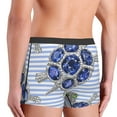 thumbnail image 5 of Kll Turtle With Blue Stones Men'S Cotton Boxer Briefs Underwear-Small, 5 of 9