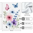 thumbnail image 3 of 2 Pcs Funny Kitchen Towels,Flowers with Butterflies Microfiber Dish Towels,Kitchen Tea Towels,Kitchen Towel Set (18" X 26"), 3 of 3