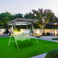 thumbnail image 1 of BAOPAI Outdoor Patio Garden Seat Replacement Cover Top Weather Resistant Sun Protection Durable Polyester Fabric for Swing Chair, 1 of 7