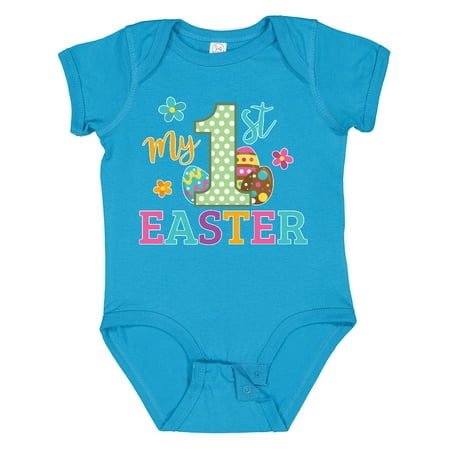 

Inktastic My 1st Easter Gift Baby Boy or Baby Girl Bodysuit