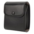 thumbnail image 1 of Mini Camera Photo Pouch, PU Leather Mini Picture Holder Case Flap Button Design  For Traveling Black,Brown, 1 of 8