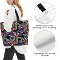 thumbnail image 3 of Balery Snake And Flower Bolsa Tote Estilo Estético con Cremalleras, Bolsa de Hombro, Bolsa de Compras Grande y Plegable, 3 of 8