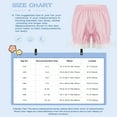 thumbnail image 7 of JanJean Kids Girls Ruffled Bloomers Shorts Cotton Lace Up Safety Short Pants Bottom Ruffled Bloomers Black 140, 7 of 7