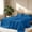 Aqua Blue, variant on Flymme Dark Grey Bed Sheets Set,4 Piece Comfy Breathable Cooling Sheet Queen Size,Luxury Bedding with 18" Deep Pocket for Man Women Bedroom