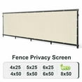 thumbnail image 6 of SUNLAX Privacy Fence Screen 5' x 16' Heavy Duty Mesh Fence Net Cover with Grommets for Patio Porch Pool Backyard Outdoor Chain Link Fence, Cream (Customized), 6 of 7