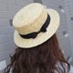 thumbnail image 1 of Worallymy sombreros de paja de verano para niñas Top de cúpula cintas de paja para bebés y niños sombrero de playa gorra transpirable para vacaciones en Panamá Worallymy JD735801135, 1 of 6